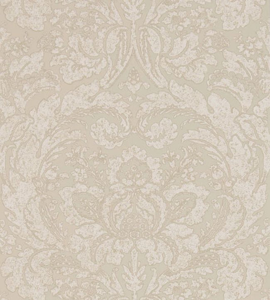 Courtney Wallpaper - Stone - DDAM216406 - Sanderson