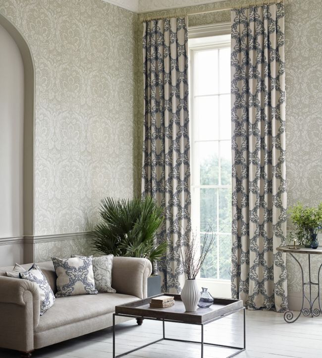 Courtney Wallpaper - Wedgwood - DDAM216405 - Sanderson