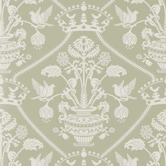 Highgrove Damask Wallpaper