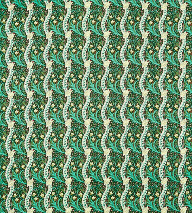 Daffodil Fabric - Dark Olive - 226854 - Morris & Co