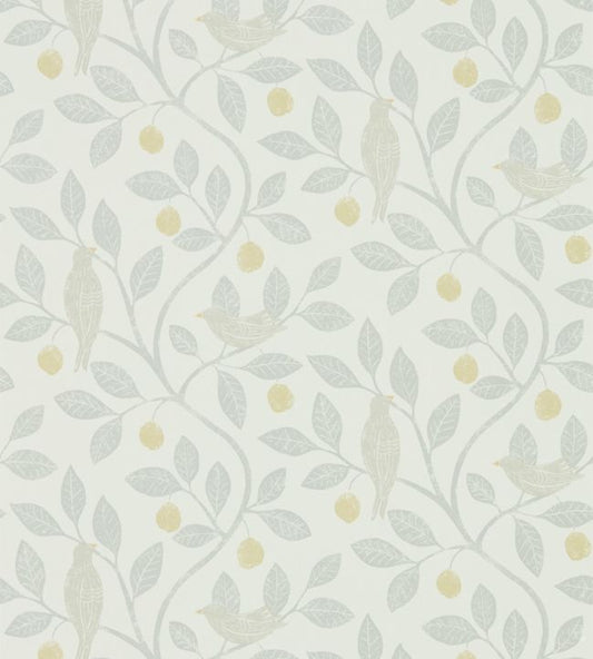 Damson Tree Wallpaper - Dijon/Mole - DHPO216363 - Sanderson