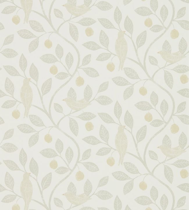 Damson Tree Wallpaper - Linen/Honey - DHPO216366 - Sanderson