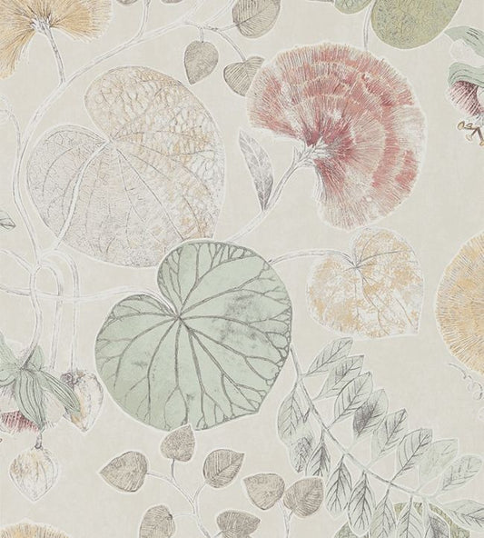 Dardanella Wallpaper - Amber/Mint - HGAT111260 - Harlequin