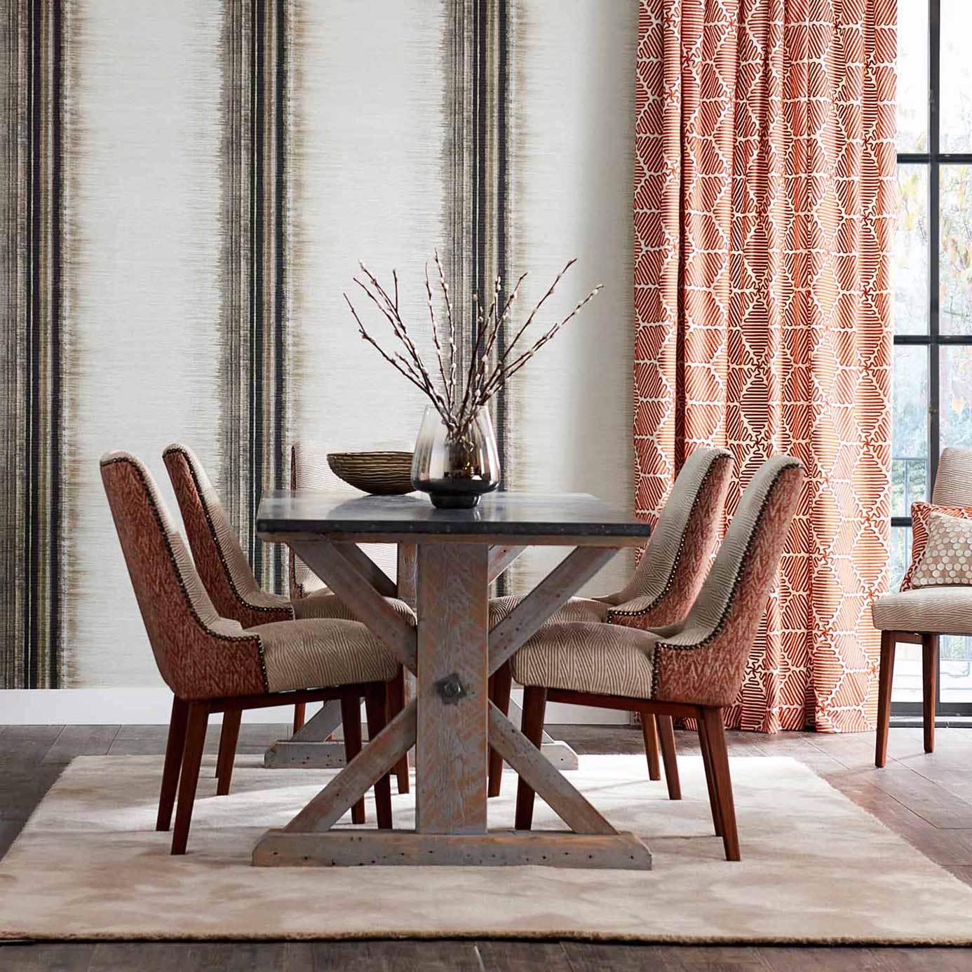 Distinct Wallpaper - Flint - HMFW111563 - Harlequin