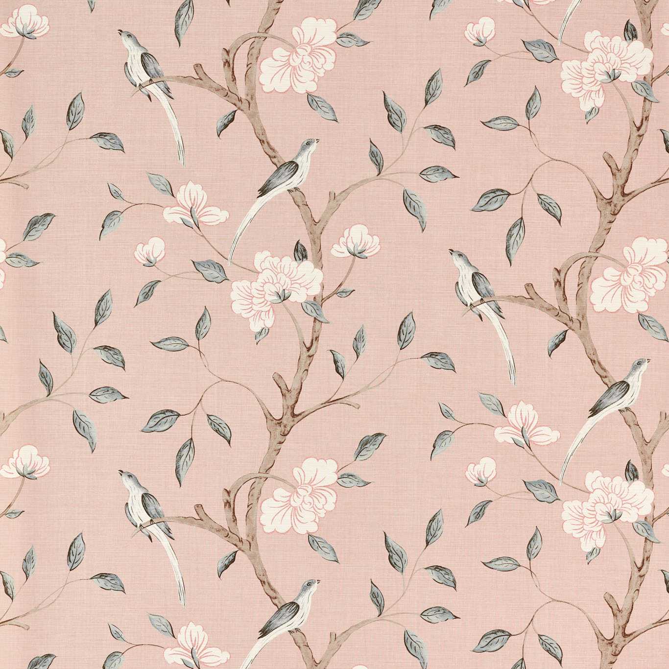 Eleonora Print Wallpaper - Tuscan Pink - ZATW313045 - Zoffany