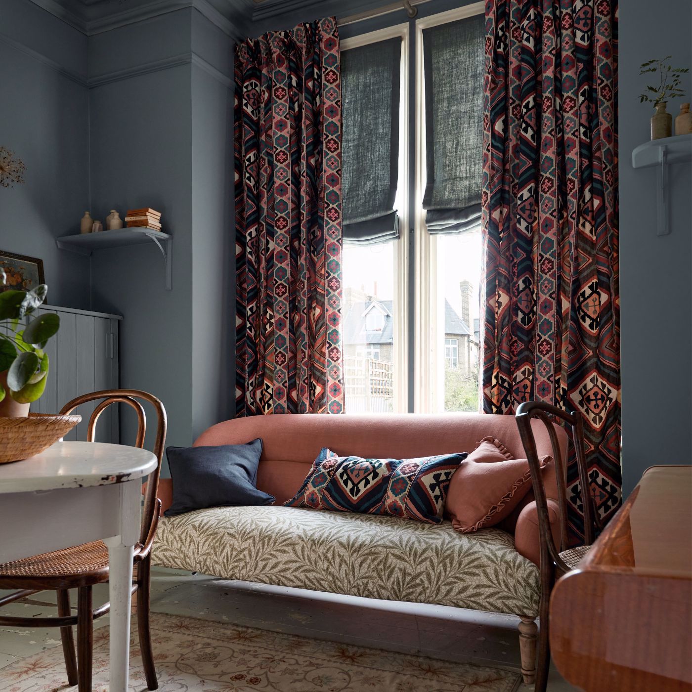 Emery’s Willow Fabric - Citrus Stone - 227021 - Morris & Co