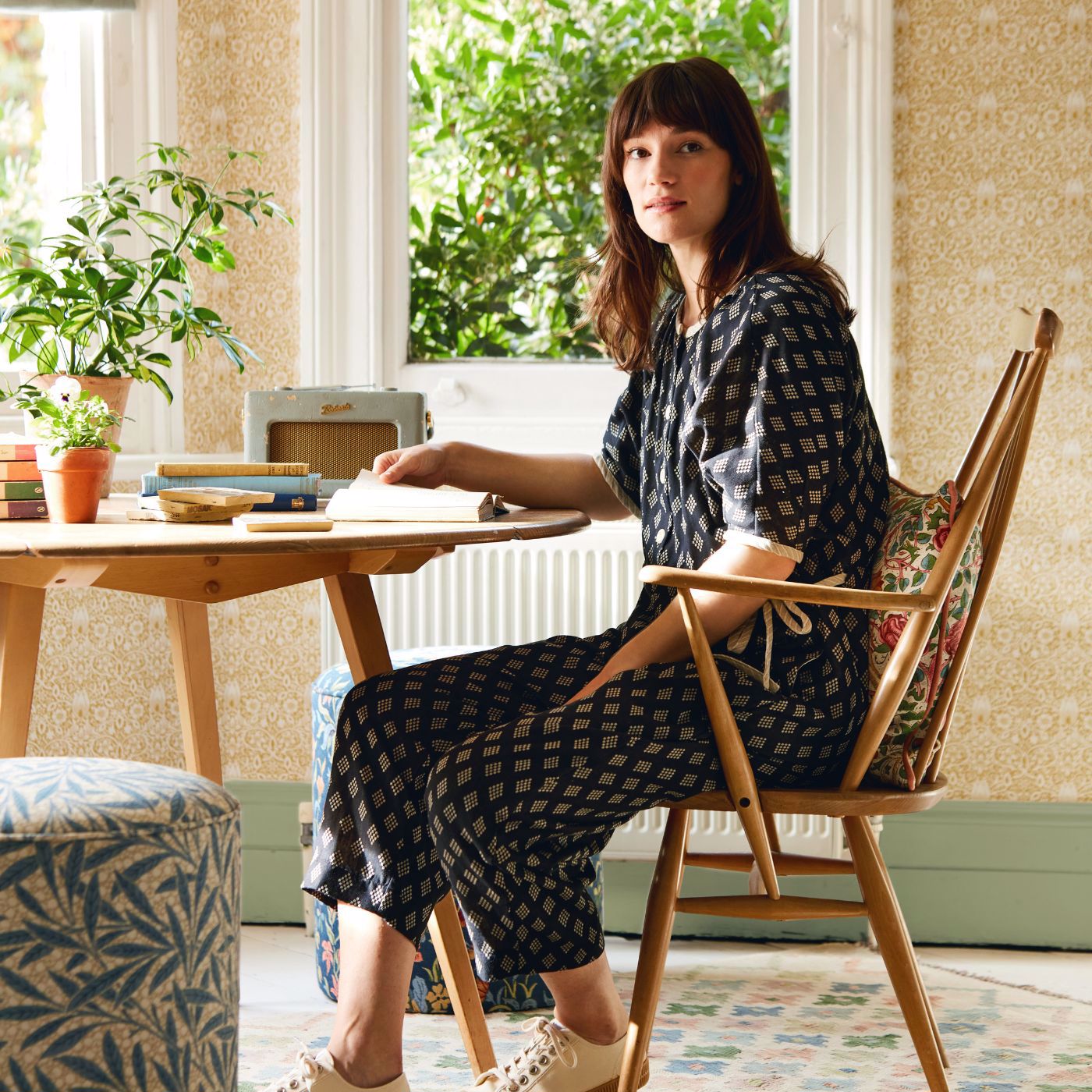 Emery’s Willow Fabric - Woad Blue - 227019 - Morris & Co