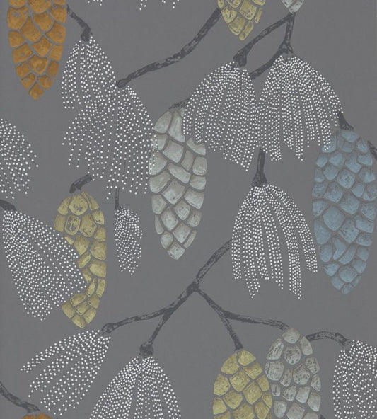 Epitome Wallpaper - Mint/Duck Egg/Smoke - HSTO111500 - Harlequin