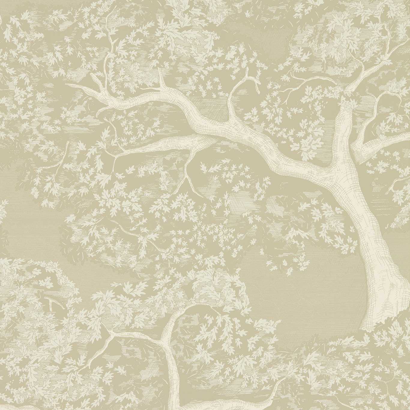Eternal Oak Wallpaper - Incense/Pearl - HC4W113022 - Harlequin