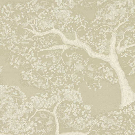 Eternal Oak Wallpaper - Incense/Pearl - HC4W113022 - Harlequin