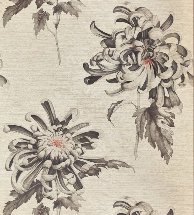 Evelyn Wallpaper - Koi/Vine Black - ZTOT312734 - Zoffany