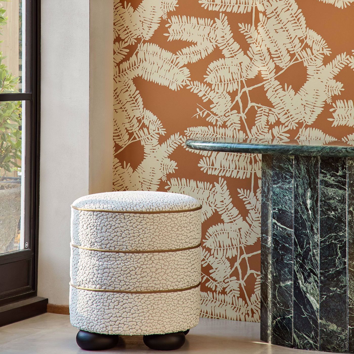 Extravagance Wallpaper - Paprika - HRWO113097 - Harlequin