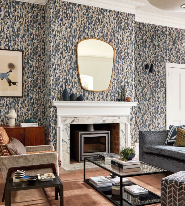 Fade Wallpaper - Ink/Bronze - HM7W112742 - Harlequin