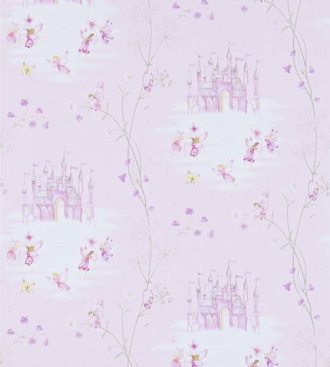 Fairy Castle Wallpaper - Pink - DLIT214046 - Sanderson