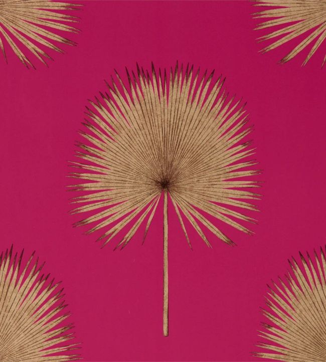 Fan Palm Wallpaper - Rhodera/Gilver - DGLW216638 - Sanderson