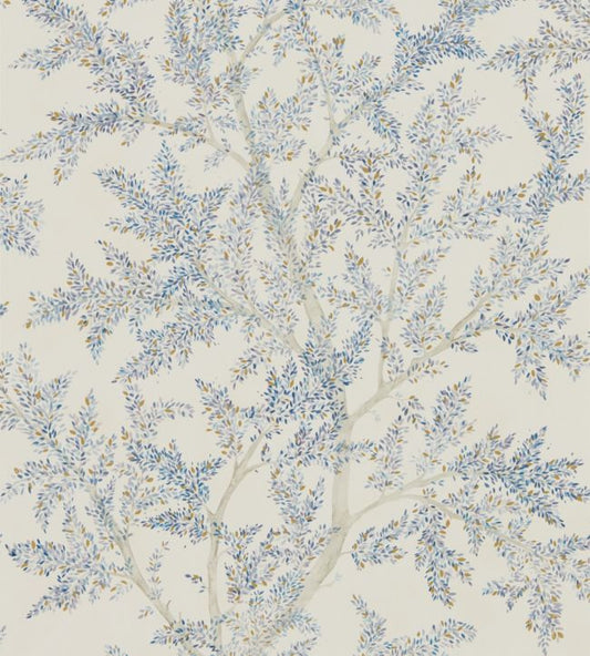 Farthing Wood Wallpaper - Cobalt - DYSI216613 - Sanderson