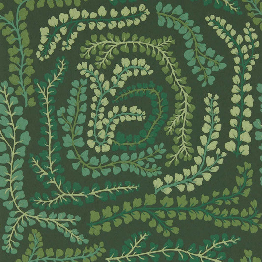 Fayola Wallpaper - Fig Leaf/Clover - HC4W113019 - Harlequin