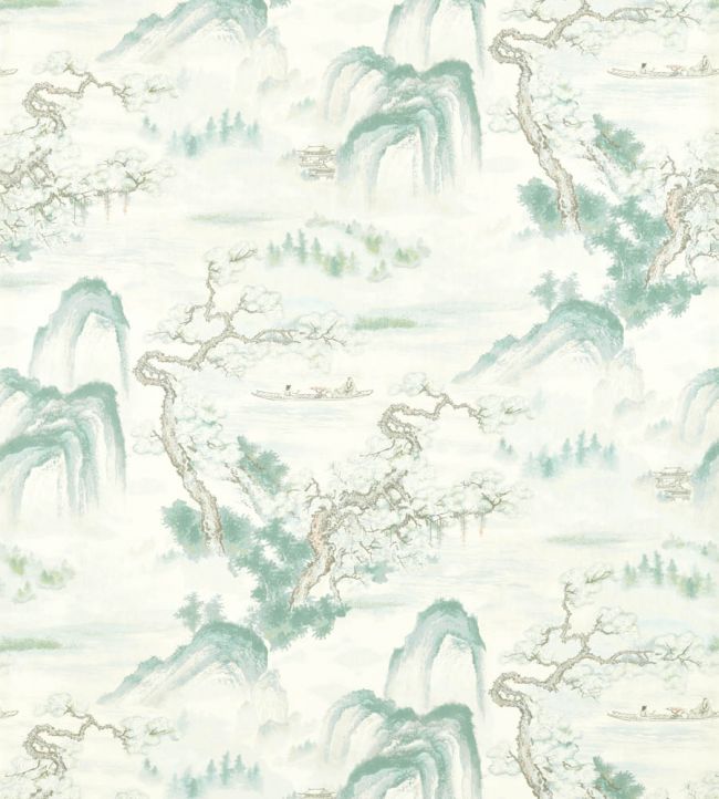 Floating Mountains Wallpaper - Mineral - ZHIW312983 - Zoffany