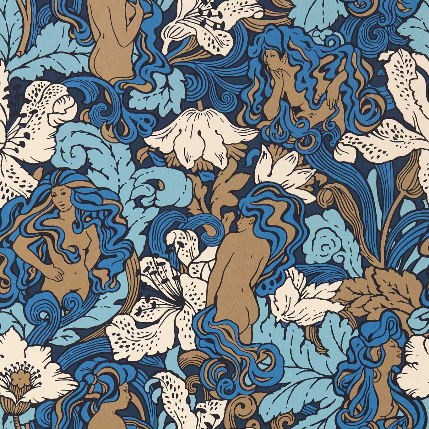 Forbidden Fruit Wallpaper - Stoned Rose - 510004 - Morris & Co