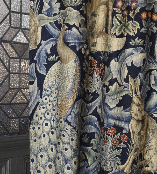 Forest Fabric - Indigo - 222534 - Morris & Co
