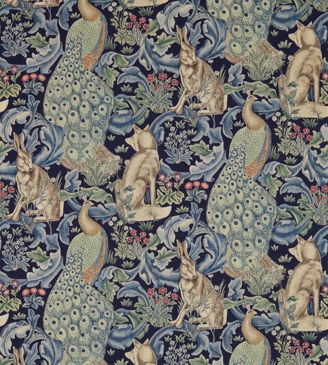 Forest Fabric - Indigo - 222534 - Morris & Co
