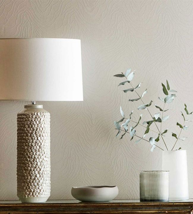 Formation Wallpaper - Shimmer Oyster - HMFW111588 - Harlequin