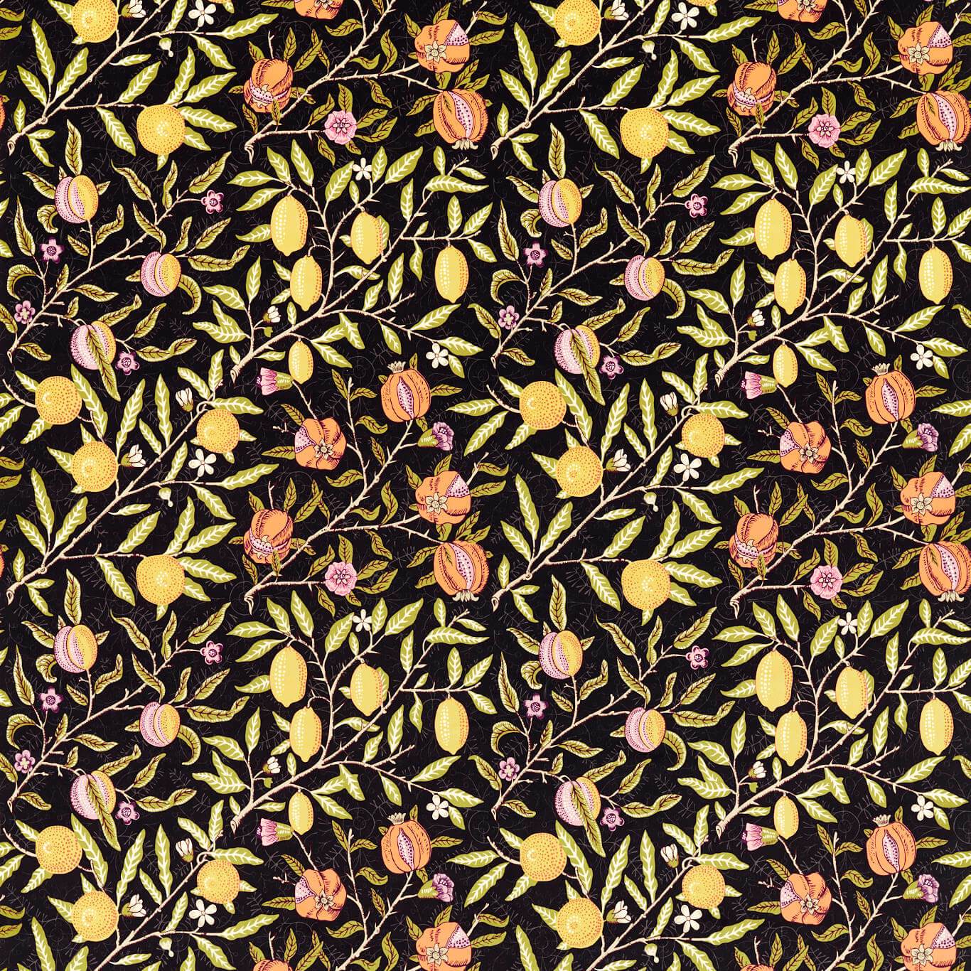 Fruit Fabric - Twilight - 520015 - Morris & Co