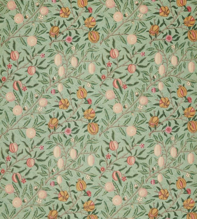 Fruit Velvet Fabric - Privet/Thyme - 236927 - Morris & Co