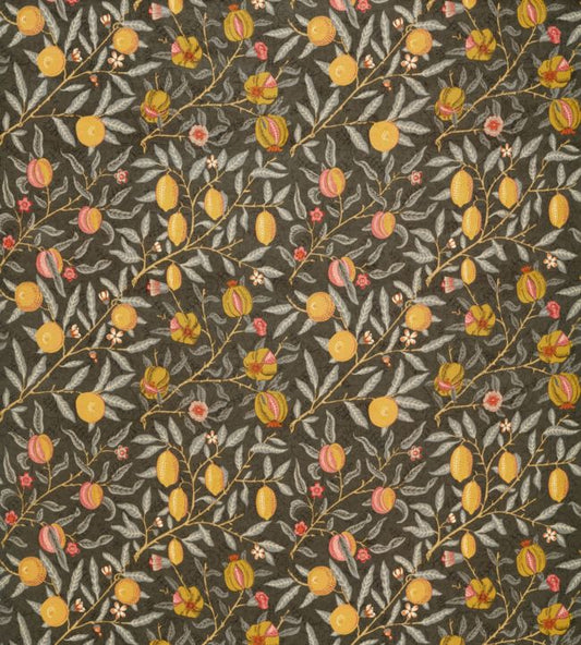 Fruit Velvet Fabric - Walnut/Bullrush - 236926 - Morris & Co