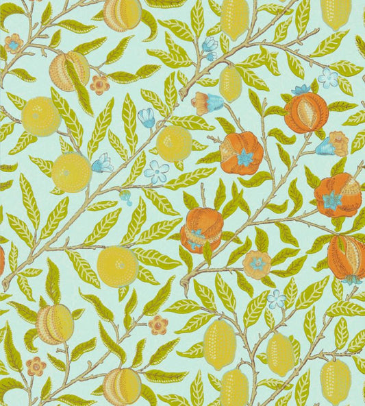 Fruit Wallpaper - Sky - 217102 - Morris & Co