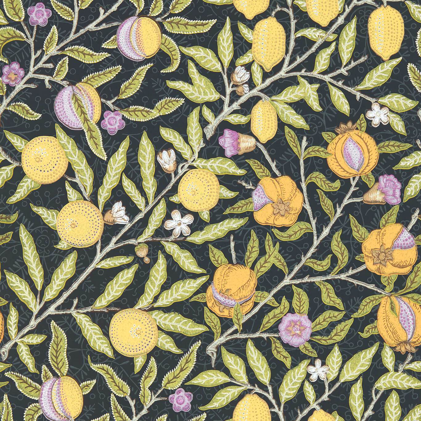 Fruit Wallpaper - Twilight - 510019 - Morris & Co