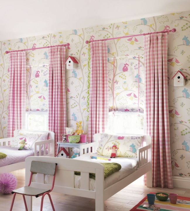 Going Batty Wallpaper - Sky Blue/Buttercup - DLIT214016 - Sanderson