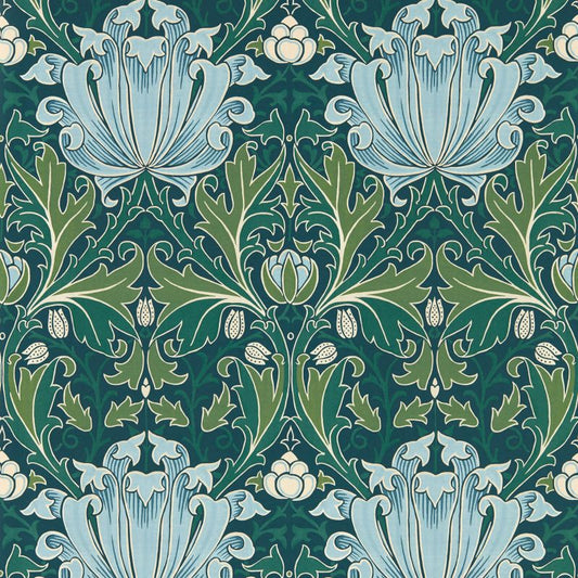 Helena Wallpaper - Indigo/Boughs - 217359 - Morris & Co