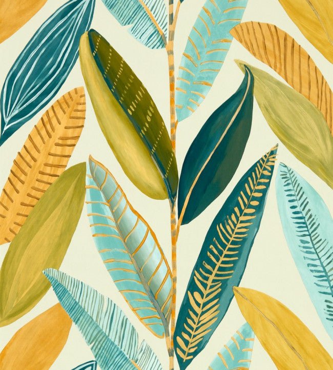 Hikkaduwa Wallpaper - Tangerine - NESW112205 - Scion