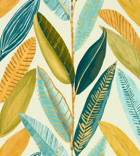 Hikkaduwa Wallpaper - Tangerine - NESW112205 - Scion