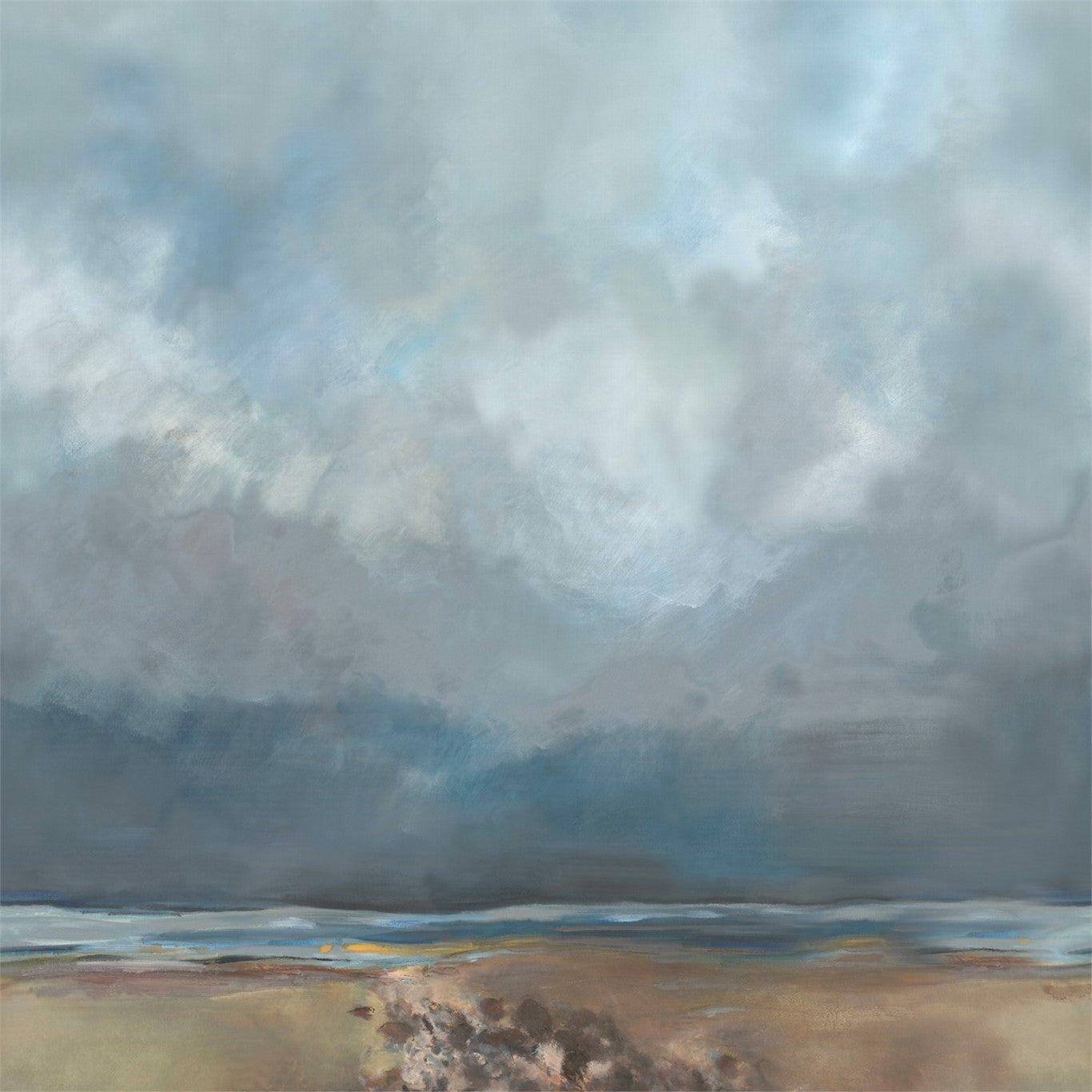 Holkham Bay Wallpaper - Pebbles Daybreak - ZKEM312663 - Zoffany