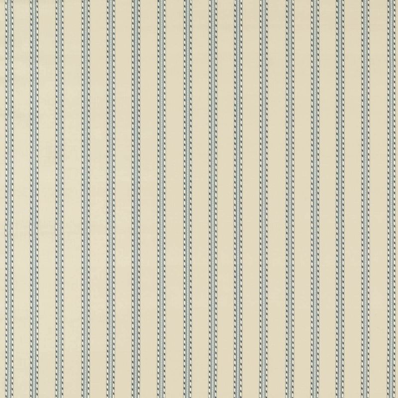 Holland Park Stripe Outdoor Fabric - Slate/Linen - 227119 - Morris & Co
