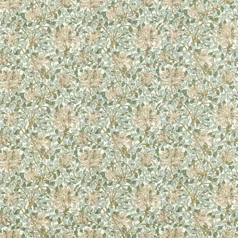 Honeysuckle Outdoor Fabric - Sage/Clay - 227122 - Morris & Co