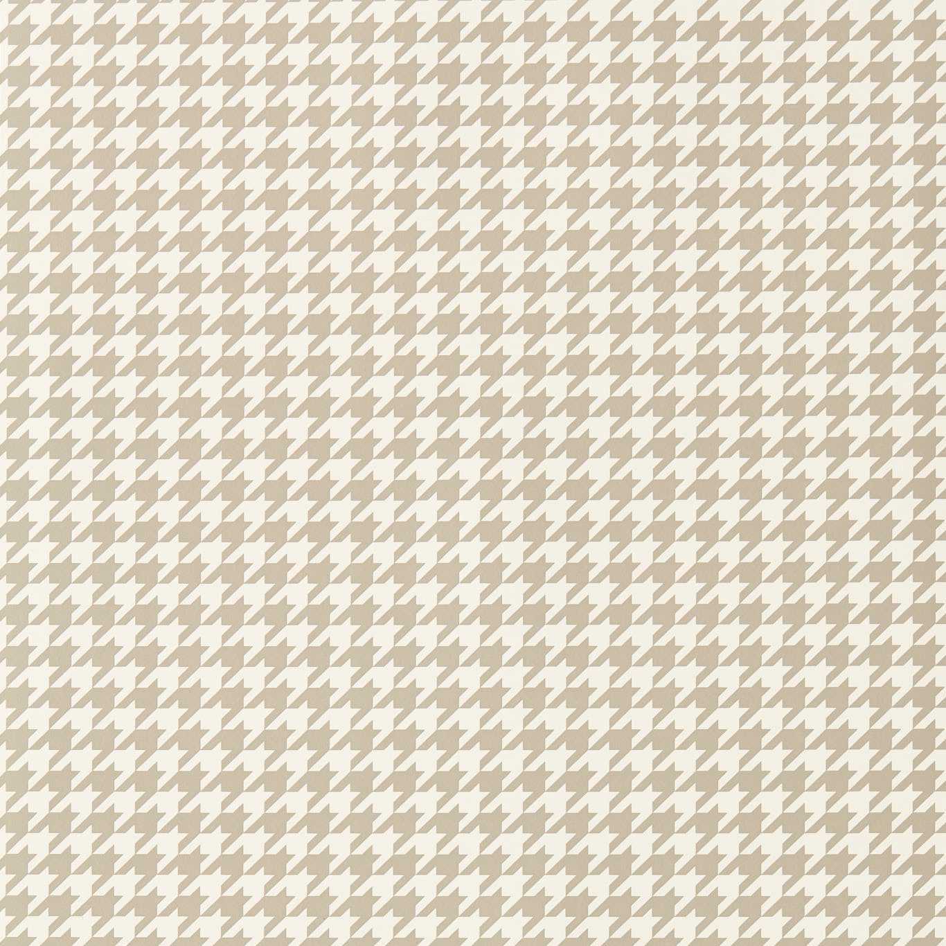 Houndstooth Wallpaper - Taupe/Soft Focus - HRTW113130 - Harlequin