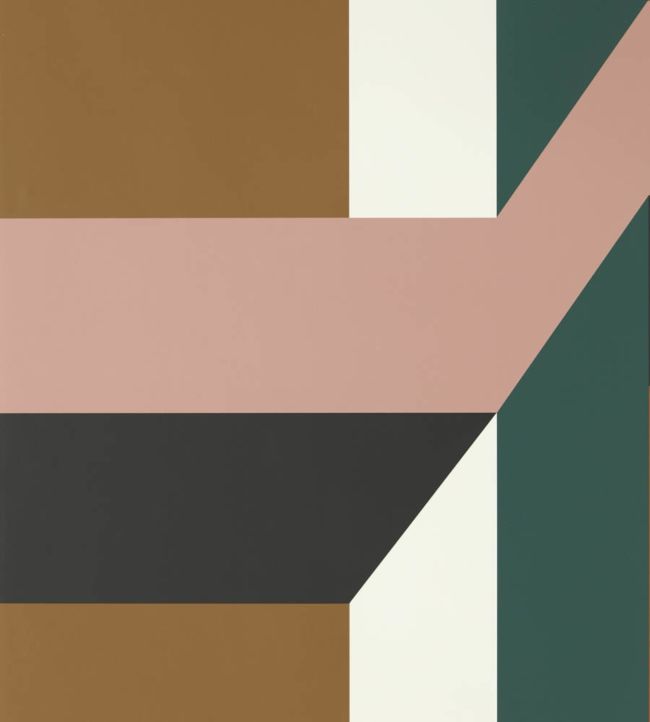 Impact Wallpaper - Muddy Amber/Tuscan Pink/Huntsman Green - ZPLW312980 - Zoffany