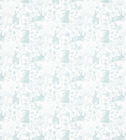 Into the Meadow Wallpaper - Duck Egg - HLTF112631 - Harlequin