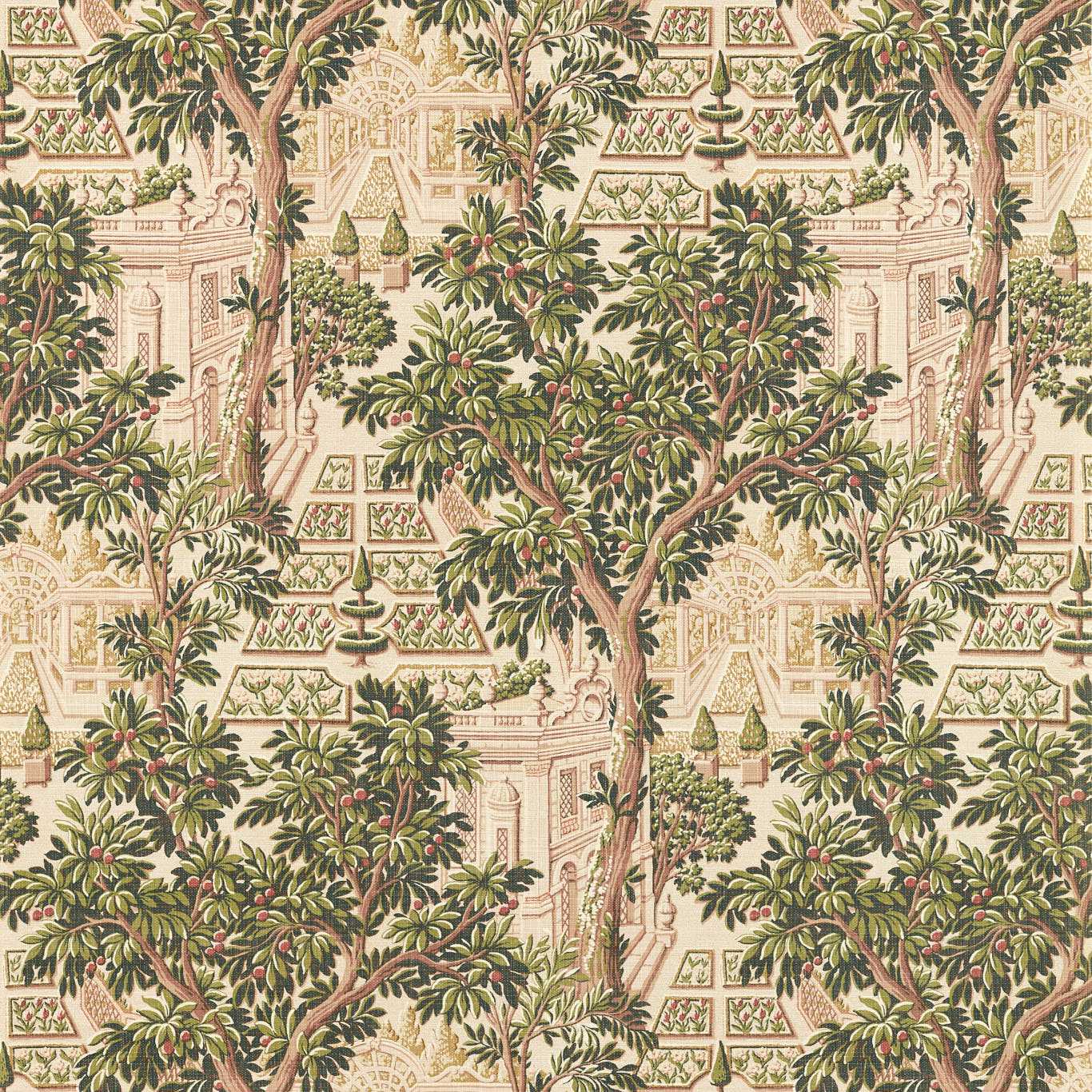 Italian Garden Wallpaper - Tuscan Pink - ZATW313051 - Zoffany