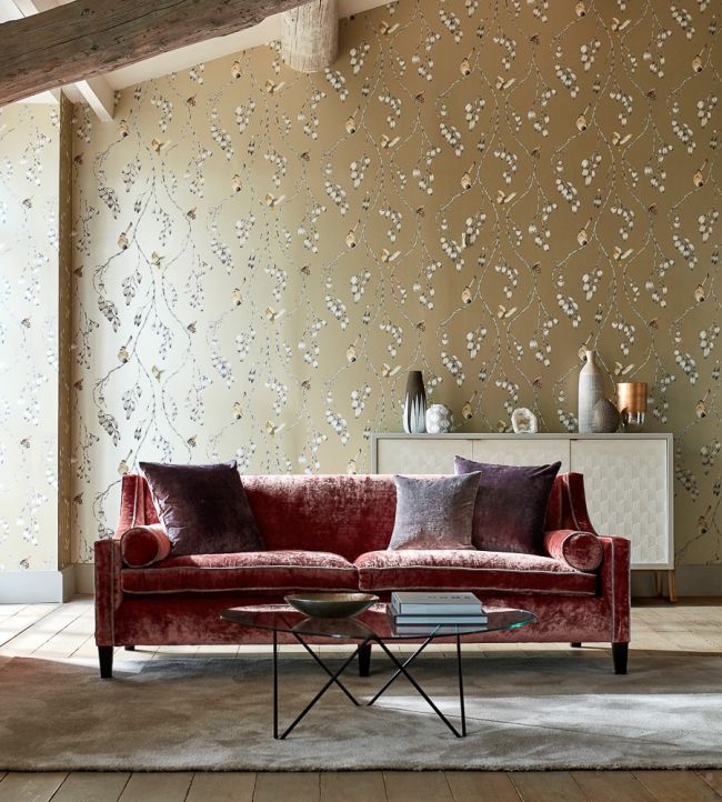 Iyanu Wallpaper - Linen/Blush - HZAP111769 - Harlequin