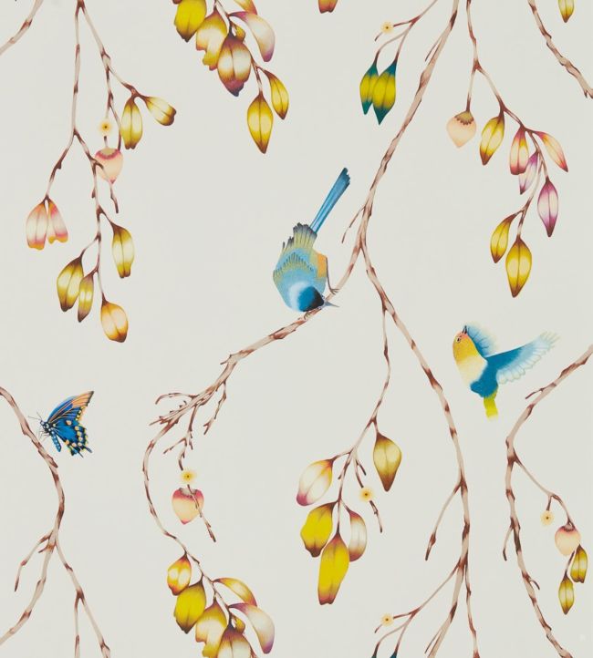 Iyanu Wallpaper - Papaya/Kiwi - HZAP111770 - Harlequin