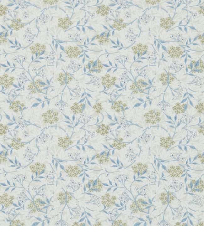 Jasmine Wallpaper - Ecru/Woad - 214724 - Morris & Co