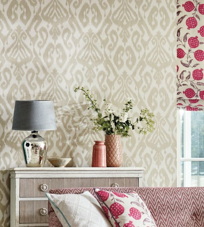 Kasuri Wallpaper - Country Linen - DCPW216783 - Sanderson
