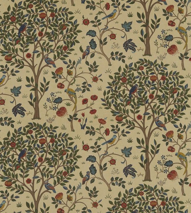 Kelmscott Tree Fabric - Forest/Gold - 220328 - Morris & Co