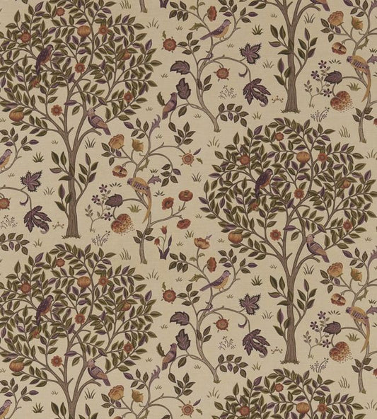 Kelmscott Tree Fabric - Mulberry/Russet - 220326 - Morris & Co