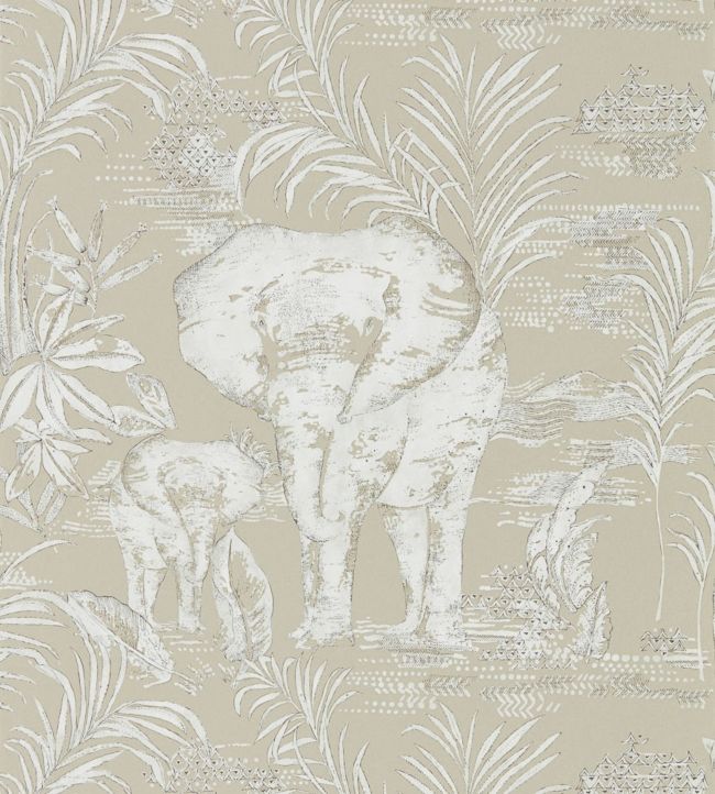 Kinabalu Wallpaper - Linen - HZAP111776 - Harlequin