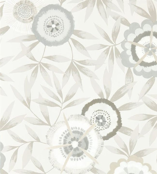 Komovi Wallpaper - Dove/Linen - HSAW112162 - Harlequin